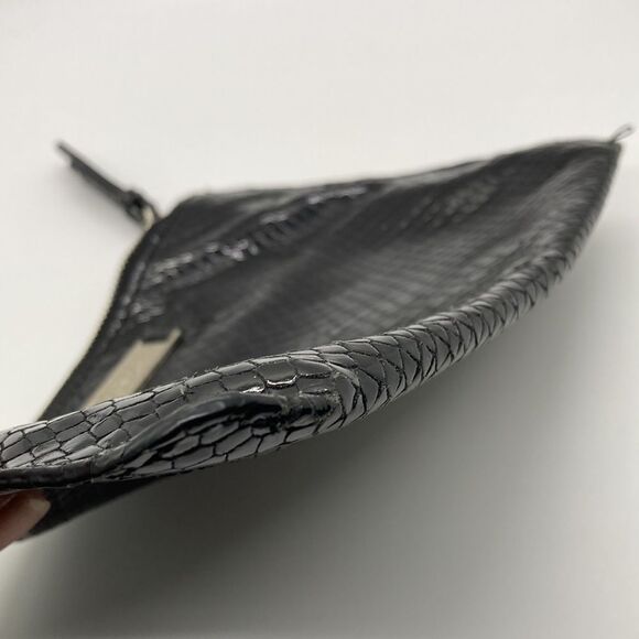 Cole Haan snakeskin clutch/wristlet Black - Picture 6 of 13